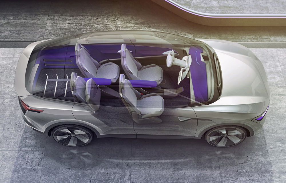 Volkswagen continuă seria conceptelor electrice din gama ID: noul Crozz este un SUV electric cu autonomie de 500 de kilometri - Poza 20