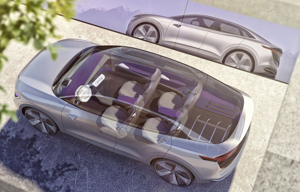 Volkswagen continuă seria conceptelor electrice din gama ID: noul Crozz este un SUV electric cu autonomie de 500 de kilometri - Poza 18