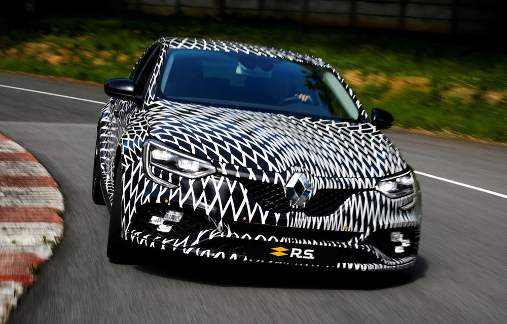 Prima imagine oficială cu noua generație Renault Megane RS: sportiva va fi dezvăluită în 26 mai - Poza 1