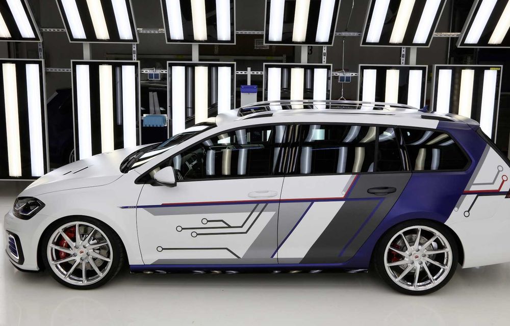 Volkswagen și ucenicii săi lansează două noi concepte: un Golf GTI de 410 cai putere și un Golf Variant hibrid - Poza 15