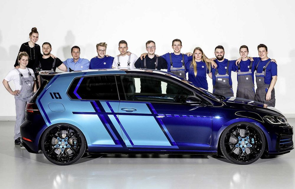 Volkswagen și ucenicii săi lansează două noi concepte: un Golf GTI de 410 cai putere și un Golf Variant hibrid - Poza 9