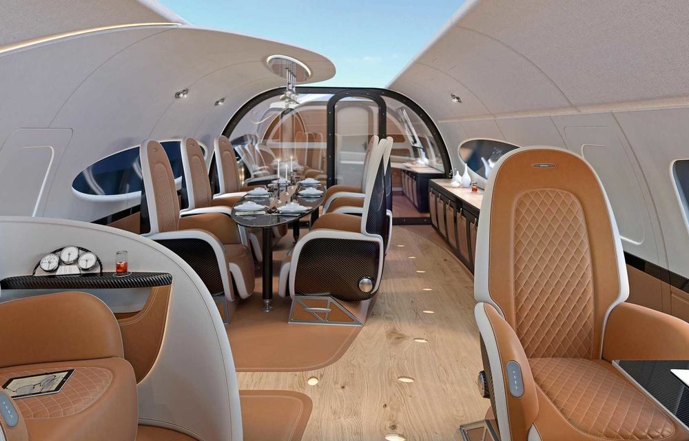 De la supercaruri la avioane: designerii Pagani au desenat interiorul unei aeronave Airbus - Poza 2