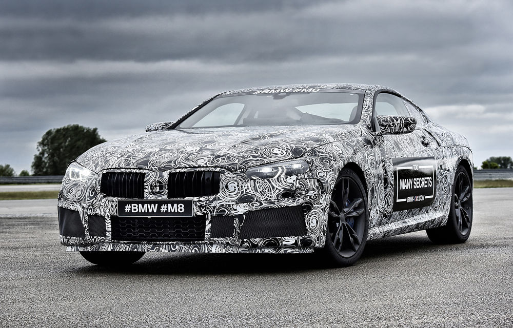 Primele imagini camuflate cu viitorul BMW M8: versiunea de performanță a lui BMW Seria 8 va ajunge și la Le Mans - Poza 1