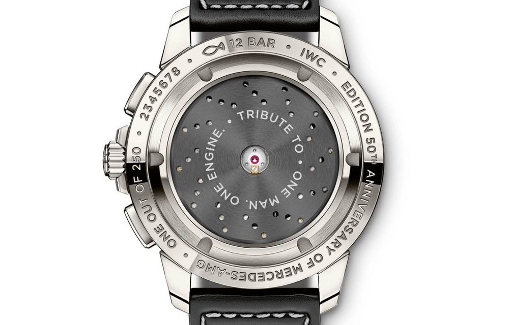 Cadou de 50 de ani: Producătorul IWC Schaffhausen a dezvoltat un ceas pentru aniversarea AMG - Poza 5