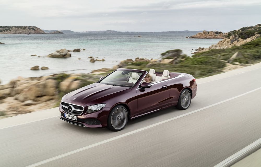 La timp pentru vară: noul Mercedes Clasa E Cabrio a intrat în producție - Poza 4