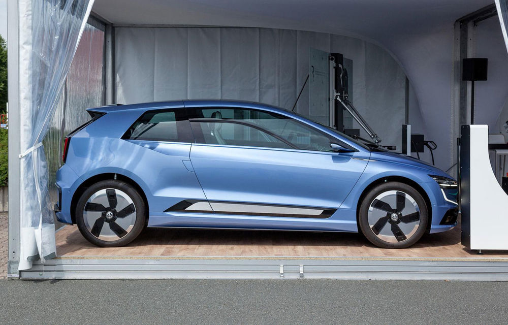Imagini cu Volkswagen Gen.E, un prototip 100% electric cu rol experimental - Poza 1