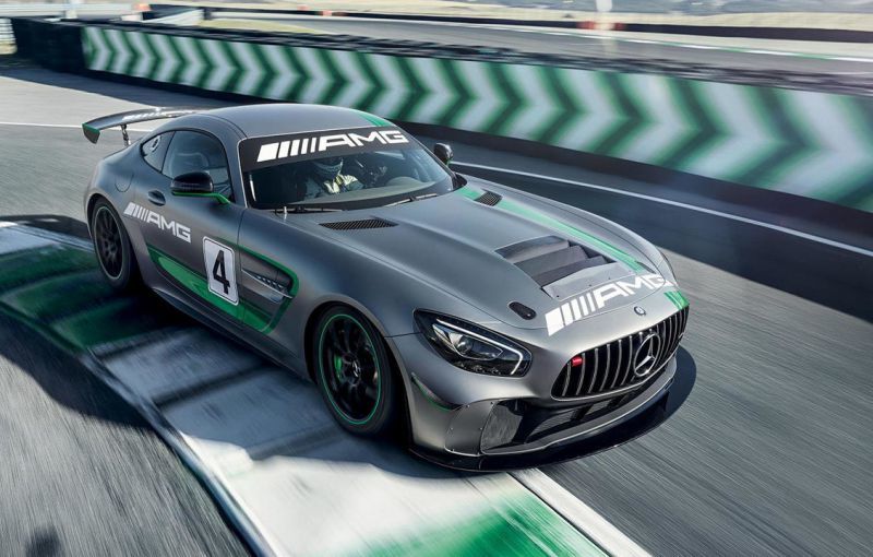 Gata de atac: Mercedes a prezentat noul AMG GT4, versiune de circuit cu 510 cai putere bazată pe AMG GT R - Poza 1