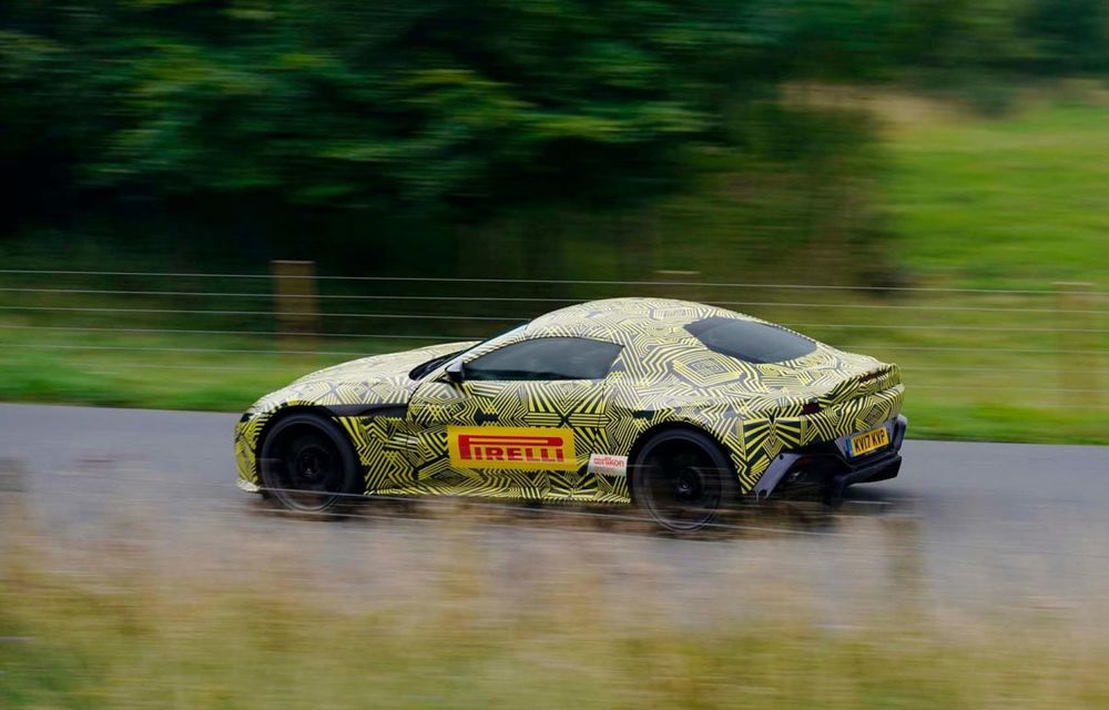 Tradiția continuă: primele fotografii cu viitorul Aston Martin V8 Vantage - Poza 4