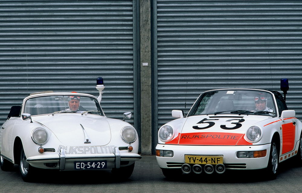 Cea mai mare flotă de mașini de poliție Porsche din lume vine din Olanda: 507 mașini în 50 de ani - Poza 2