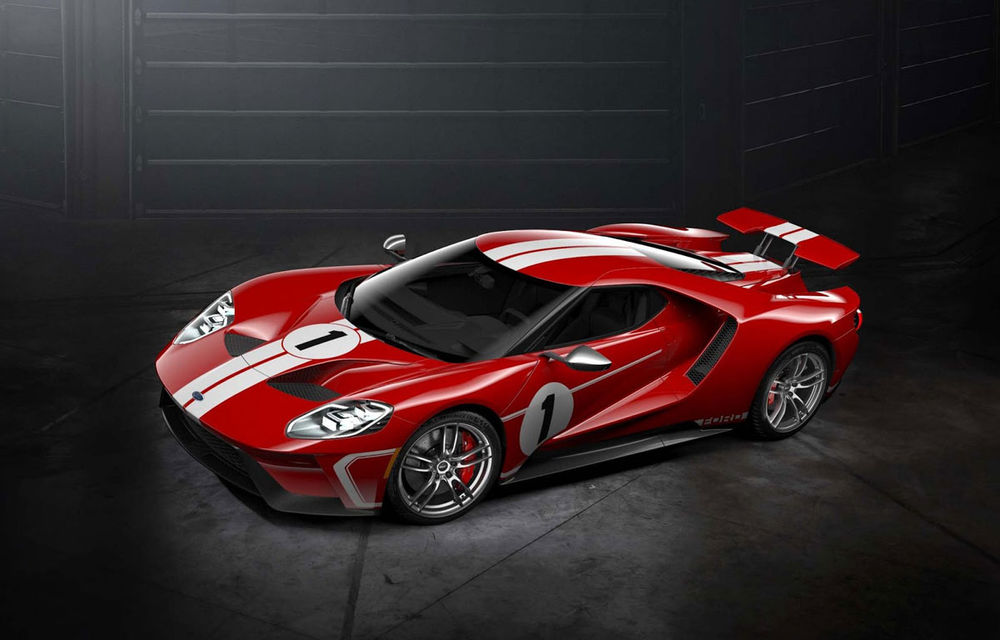 Ford GT se îmbracă în roșu pentru a sărbători 50 de ani de la a doua victorie istorică din Le Mans - Poza 1