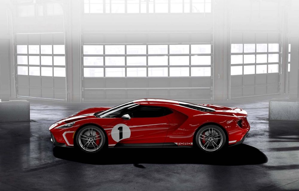 Ford GT se îmbracă în roșu pentru a sărbători 50 de ani de la a doua victorie istorică din Le Mans - Poza 4