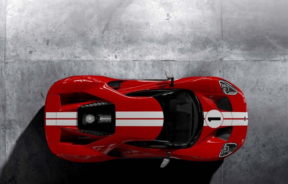 Ford GT se îmbracă în roșu pentru a sărbători 50 de ani de la a doua victorie istorică din Le Mans - Poza 3