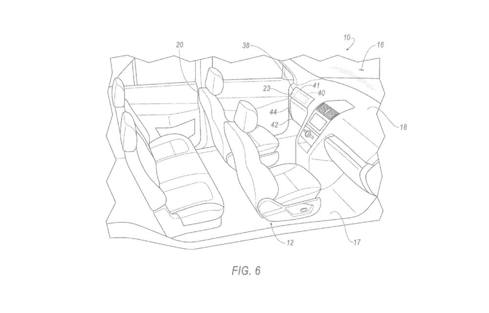 Ford a patentat un volan și pedale retractabile în bordul viitoarelor mașini autonome - Poza 3