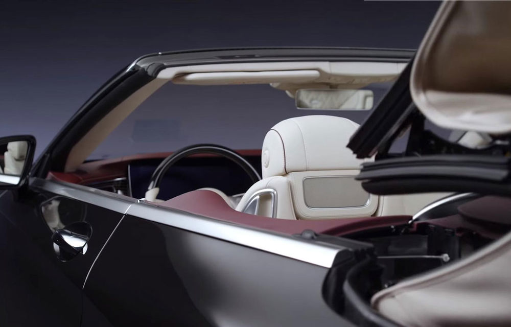 Interiorul lui Mercedes Clasa S Cabrio facelift, dezvăluit într-un teaser video - Poza 1