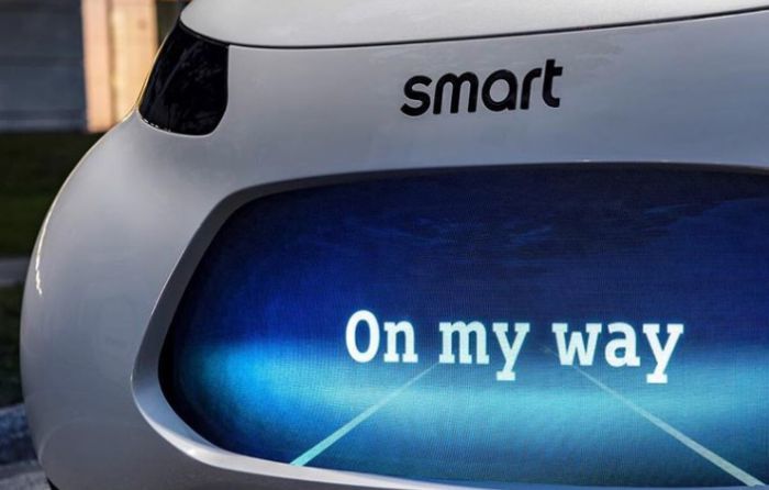 Primul teaser foto: Smart aduce la Frankfurt un concept electric și complet autonom - Poza 1