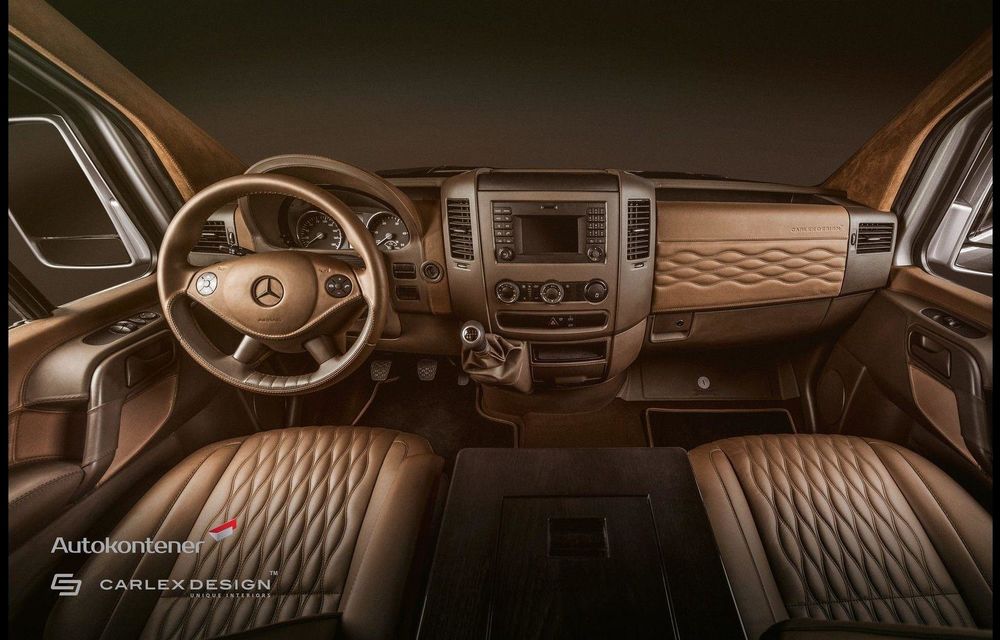 Cea mai ieftină alternativă la un Rolls Royce sau Bentley: un Mercedes Sprinter cu interior de lux - Poza 13