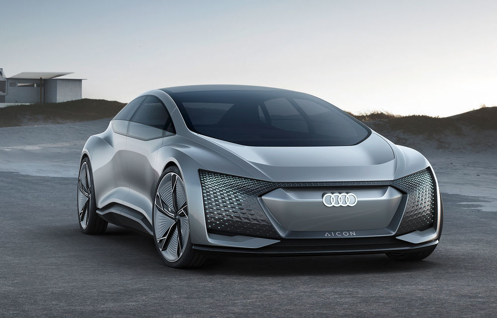 Audi Aicon Concept: sedan de lux electric și autonom fără volan și pedale - Poza 1