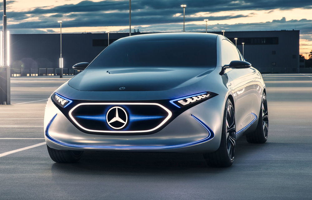 Mercedes EQA: conceptul electric are 272 de cai putere și autonomie de 400 de kilometri - Poza 1