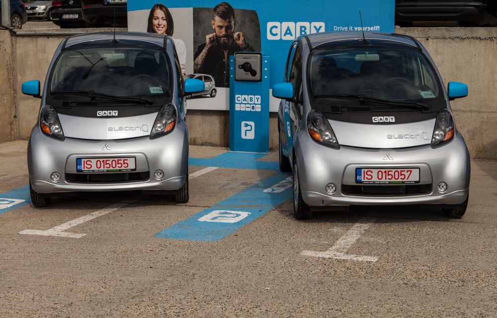 CABY: primul serviciu de car sharing doar cu mașini electrice a fost lansat în Iași - Poza 1