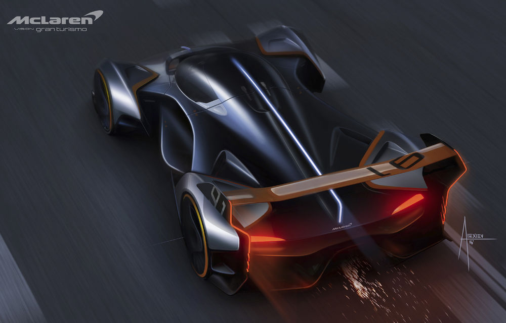 McLaren Ultimate Vision Gran Turismo: sportivă de 1.150 CP pentru noul joc Gran Turismo Sport pentru Playstation 4 - Poza 6