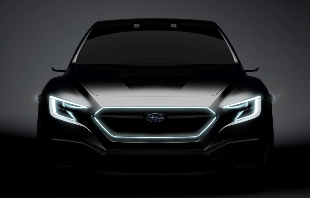 Imagini teaser cu Subaru Viziv Performance: conceptul anticipează viitoarea generație WRX STI - Poza 1