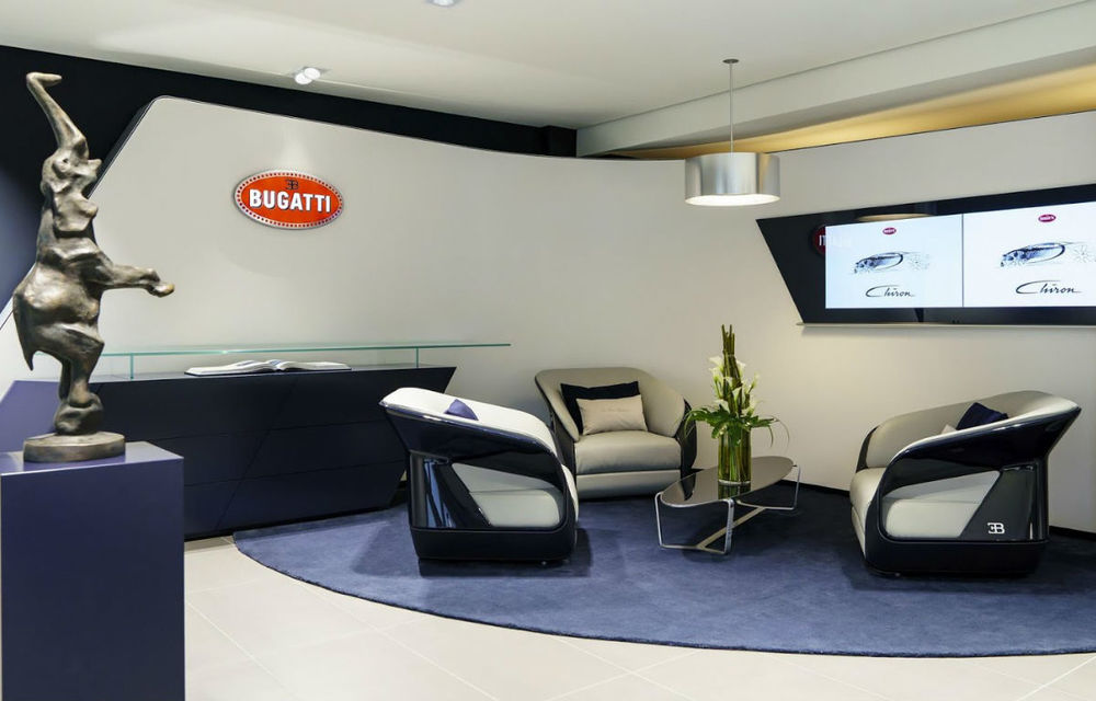 Chiron are mare succes la vânzări: Bugatti inaugurează în Germania primul său showroom la standarde noi - Poza 6