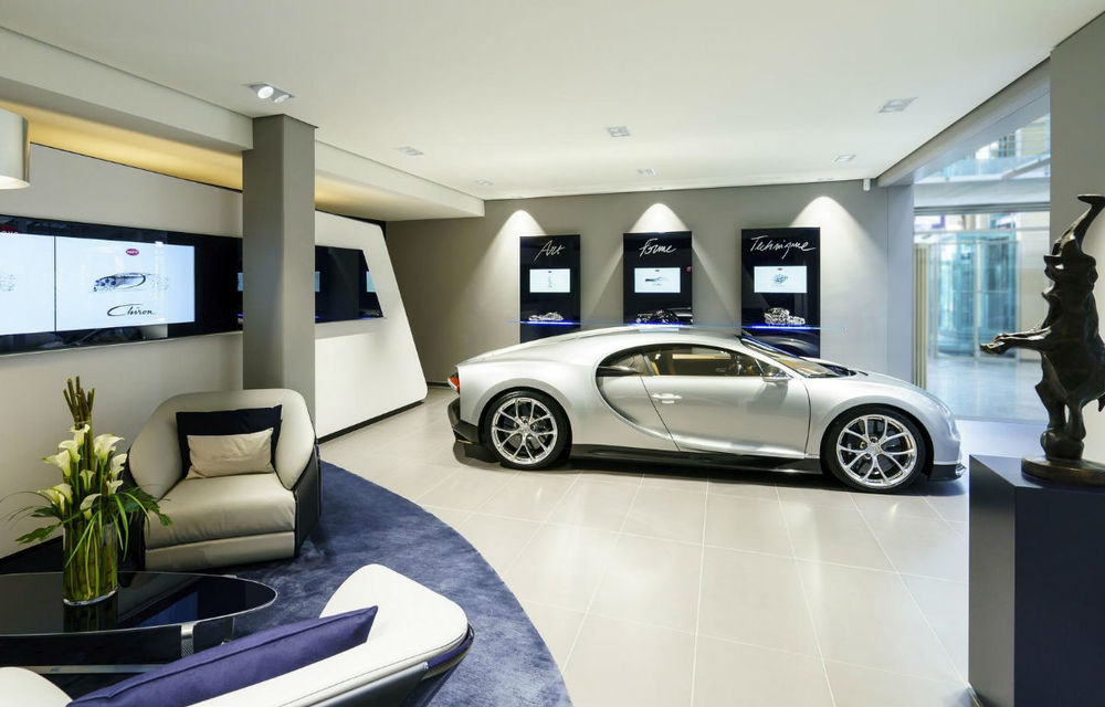 Chiron are mare succes la vânzări: Bugatti inaugurează în Germania primul său showroom la standarde noi - Poza 5