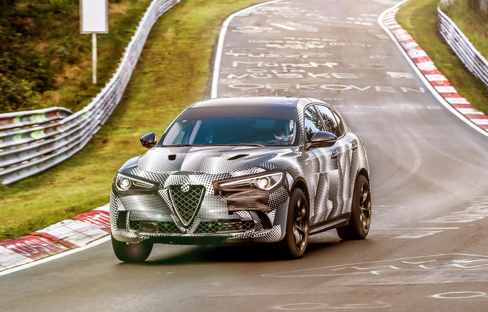 Alfa Romeo Stelvio Quadrifoglio a devenit cel mai rapid SUV în producție de serie: 7 minute și 51.7 secunde pe circuitul de la Nurburgring - Poza 1