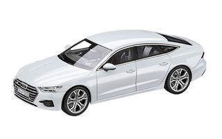 Noua generație Audi A7: un model la scara 1:43 trădează designul preluat de la conceptul Prologue