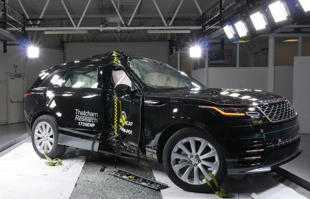 Siguranță în off-road: Range Rover Velar a primit 5 stele la testele Euro NCAP - Poza 1