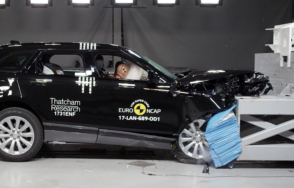 Siguranță în off-road: Range Rover Velar a primit 5 stele la testele Euro NCAP - Poza 4