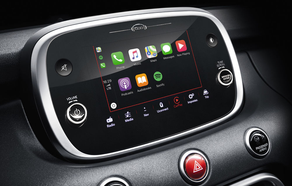 Îmbunătățiri minore: Fiat 500X primește sistemul de infotainment Uconnect cu ecran touch de 7 inch - Poza 3