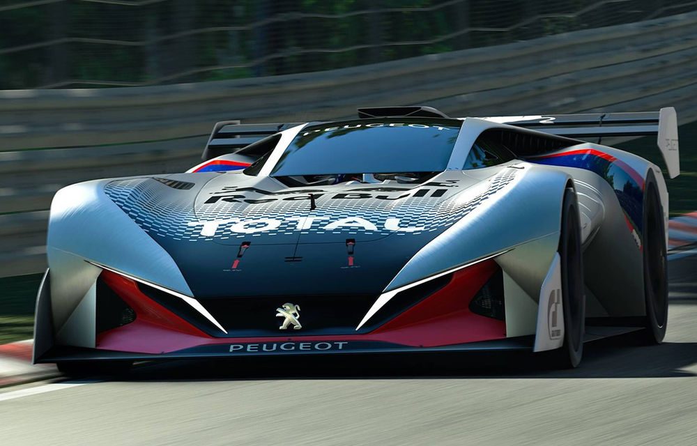 Prototip pentru pasionații de jocuri video: Peugeot a prezentat noul L750 R Hybrid Vision Gran Turismo - Poza 3