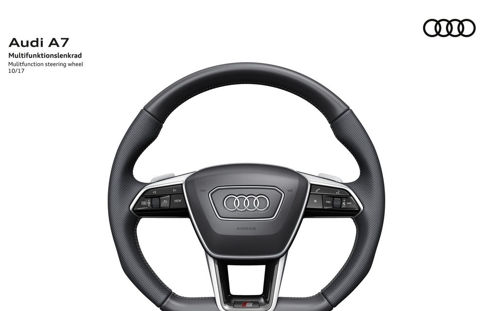 Audi A7 Sportback ajunge la a doua generație: exterior conservator, butoanele fizice de la interior dispar, iar tehnologia e la ea acasă - Poza 29
