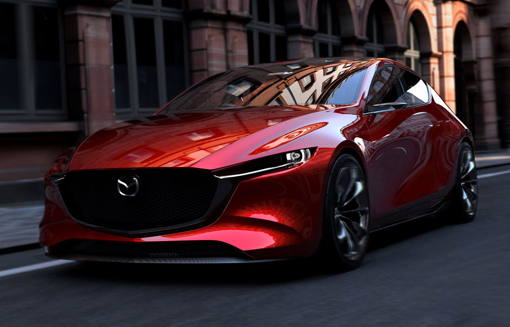 Mazda Kai Concept anunță viitoarea generație Mazda 3: design evoluat și motor pe benzină Skyactiv-X cu aprindere prin compresie - Poza 2