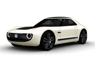 Honda Sports EV Concept: sportiva electrică cu linii retro a debutat în cadrul Salonului Auto de la Tokyo