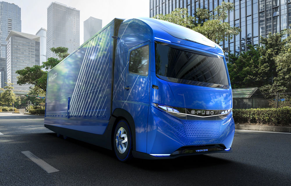 Mitsubishi E-Fuso Vision One: concept Daimler pentru un camion electric cu autonomie de 350 de kilometri - Poza 1