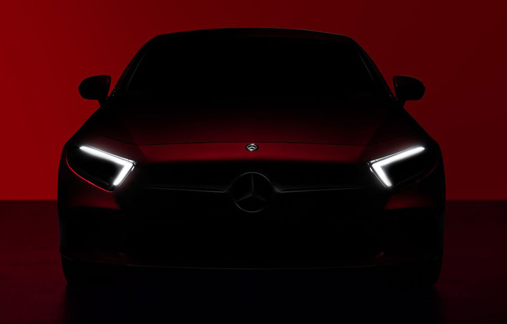 Primele teasere cu noua generație Mercedes CLS: blocuri optice noi și un ecran de mari dimensiuni la interior - Poza 1