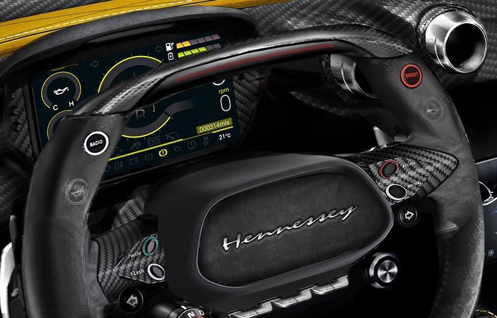 Hennessey Venom F5: primele poze cu interiorul hypercar-ului american care vrea să bată Bugatti Chiron - Poza 3