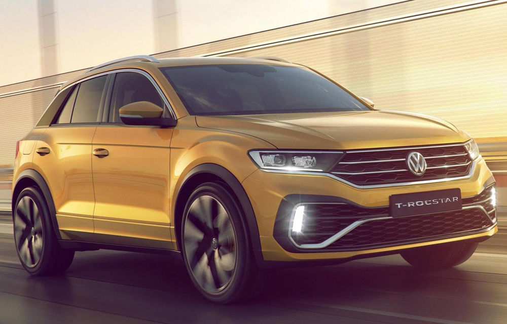 Avanpremieră la T-Roc R? Volkswagen T-Rocstar anticipează lansarea versiunii de performanță pentru noul SUV - Poza 1