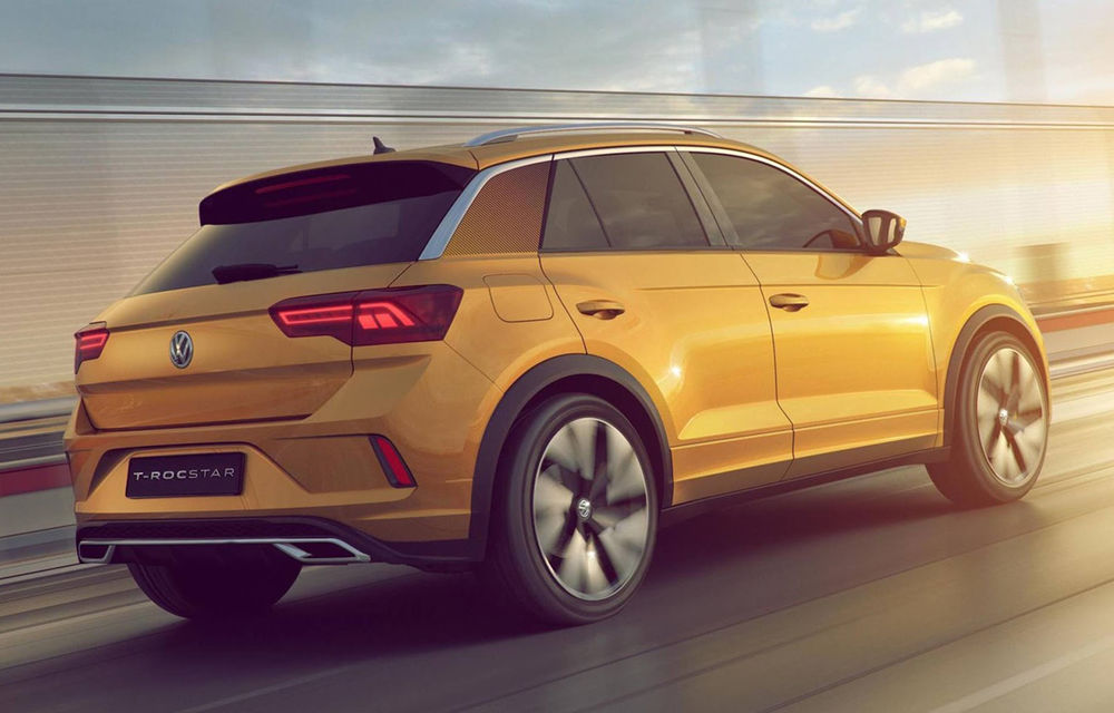 Avanpremieră la T-Roc R? Volkswagen T-Rocstar anticipează lansarea versiunii de performanță pentru noul SUV - Poza 2