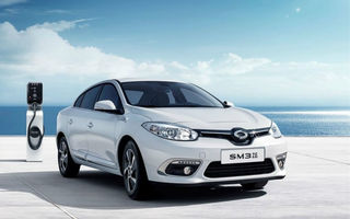 Renault și Samsung au lansat SM3 ZE în Coreea de Sud, un sedan 100% electric cu autonomie de 213 kilometri