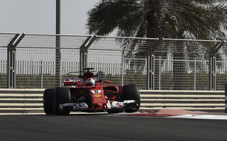 Antrenamente Abu Dhabi: Vettel și Hamilton și-au împărțit victoriile în sesiunile de vineri. Ferrari testează componente pentru 2018
