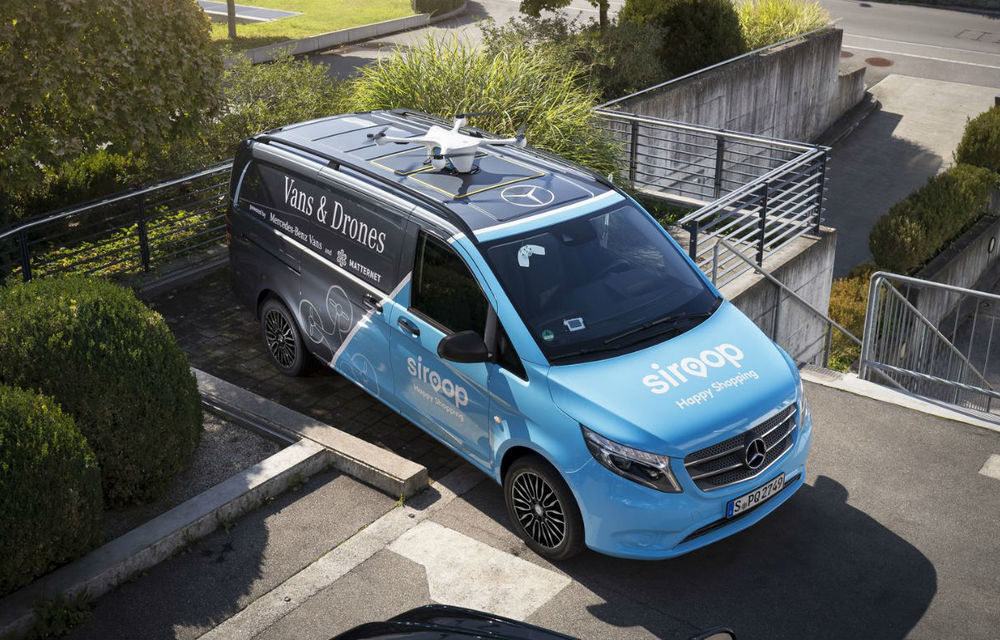 Testele inițiale au avut succes: Mercedes vrea să extindă proiectul livrărilor cu drona - Poza 1