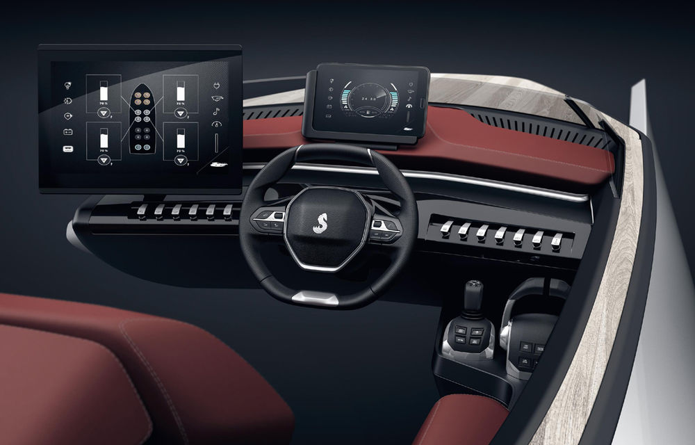 Peugeot iCockpit ajunge pe ambarcațiunile Beneteau: Sea Drive Concept are un ecran de 17 inch - Poza 1