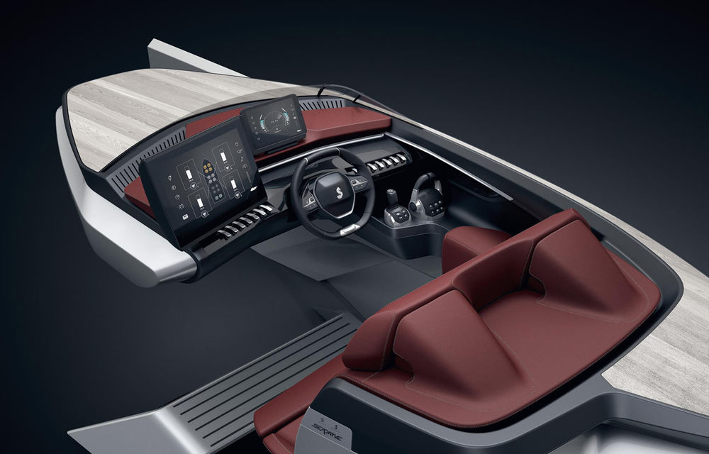 Peugeot iCockpit ajunge pe ambarcațiunile Beneteau: Sea Drive Concept are un ecran de 17 inch - Poza 2