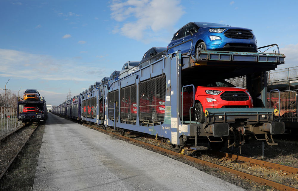 Ford a început livrările noului Ecosport produs la Craiova: primele 600 de unități, transportate cu trenul în Marea Britanie și Germania - Poza 12