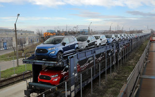 Ford a început livrările noului Ecosport produs la Craiova: primele 600 de unități, transportate cu trenul în Marea Britanie și Germania