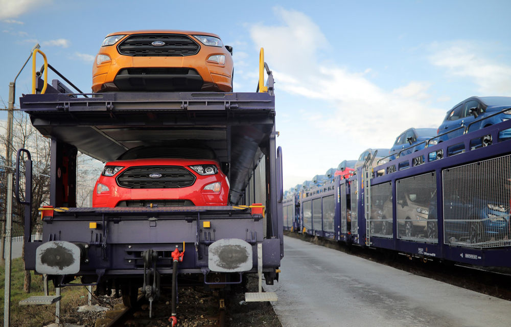 Ford a început livrările noului Ecosport produs la Craiova: primele 600 de unități, transportate cu trenul în Marea Britanie și Germania - Poza 10