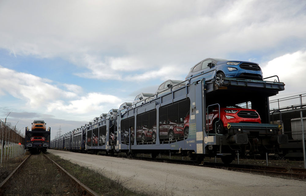 Ford a început livrările noului Ecosport produs la Craiova: primele 600 de unități, transportate cu trenul în Marea Britanie și Germania - Poza 6